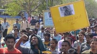 Protest Continues at Hyderabad University | Dalit Student Suicide Case