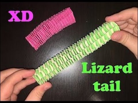 How To Make Paper Lizard Tail Anti Stress I Artist Diana