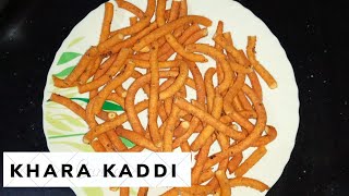 Khara kaddi recipe in Kannada | How to make khara kaddi in Kannada | Nithra Cooking Channel