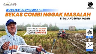 Lahan Bekas Combine Harvester, Tetap Tancap Gas | Amberjack Rotary