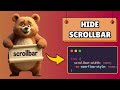 How to Hide Scrollbar But Still Scroll in HTML and CSS