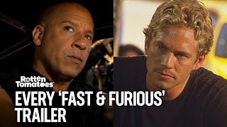 Every 'Fast & Furious' Trailer (2001-2023)