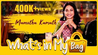 EXCLUSIVE : What's in My Bag With Manvitha Kamath | Sandalwood | Fashion | Anushree Anchor