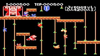 【ファミコン】マリオさんをボコボコにするチャンス到来『ドンキーコングJR.』【レトロゲーム実況】