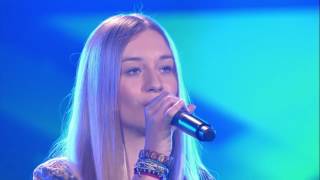 Miley Cyrus - Wrecking Ball (Pia) The Voice Kids 2014
