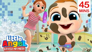 Yuk Cepat Mandi Baby John! 💦 Kartun Anak | Little Angel Bahasa Indonesia