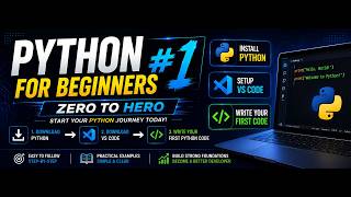 Python for Beginners #1 | VS Code Setup & Your First Python Code🚀