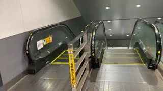 【エスカレーター】JR岡山駅降りエスカレーター9.10番線