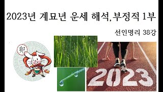 2023년 계묘년 운세 해석 부정적 1부