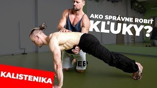 Ako správne robiť KĽUKY (kliky) | Michal Barbier | Kalistenika