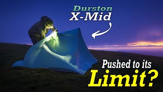 Pushing the LIMITS of My Durston X-Mid ⚠️ Frosty WINTER Summit Camp in HIGH WINDS!