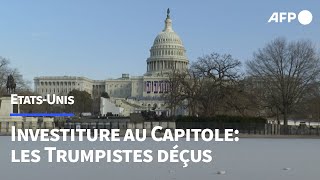 La cérémonie d'investiture de Trump déplacée à l'intérieur du Capitole en raison du froid | AFP