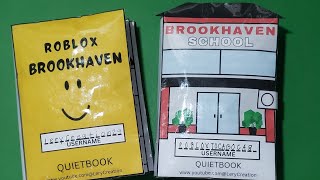 Roblox game book compilation | paper diy Quiet Book #playbook #gamebook #quietbook #squishybook