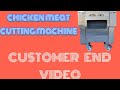 Automatic chicken cutting machine