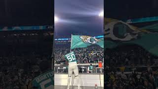 Victory Celebration 😤: Shaq Quarterman waves flag for fans | Jacksonville Jaguars