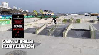 🇵🇪 Competencia Roller Freestyle Nov. 2024 - Street Skatepark - Open masculino