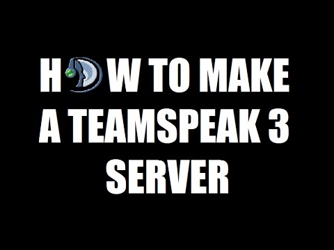 How To Make A Teamspeak 3 Server!!! (Windows PC Tutorial) How To Make A Teamspeak 3 Server!!! (Windows PC Tutorial)