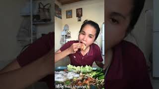 បុកល្ហុង​ក្តាម​សេះ​ papaya salad