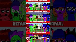 Incredibox Sprunki Retake New Babies Normal VS Horror VS Retake Deluxe Normal VS Horror*MIX VERSION*