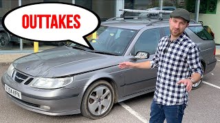 2004 Saab 9-5 2.0 Turbo Estate Review - OUTTAKES - Geoff Buys Cars