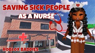 ⋆˖🩺°. Targeting sick people as a nurse ROBLOX BADDIES ☤ ⋆˖🩺°.