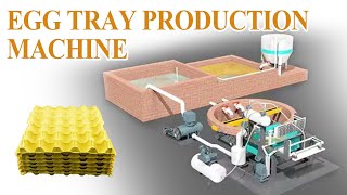 Egg Tray Production Machine Test Run | Efficient Pulp Molding in Action