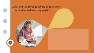 Individual learning goals