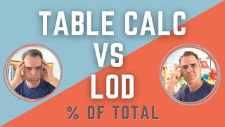 #Tableau - Table Calcs vs LODs