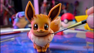 How to make Eevee Pokemon cold porcelain