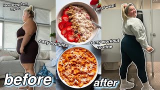 HEALTHY WHAT I EAT IN A DAY *to lose weight & recover from binge eating*