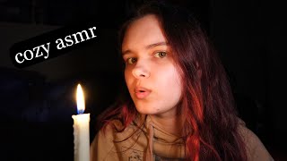 ASMR for a Cozy Winter Night (pampering you before bed, fire sounds, hair brushing, soft whispers)