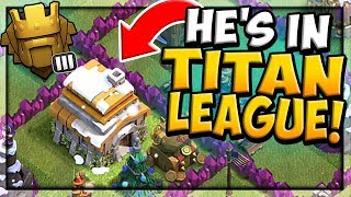 WORLD RECORD - Town Hall 6 in TITAN LEAGUE in Clash of Clans! HOW?!