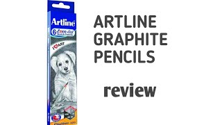 ARTLINE graphite pencils review !