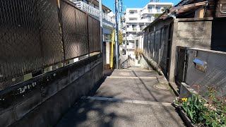 [tokyo alley walk/Scenery only]Quiet area consisting of stairs and alleys[ootsuka]