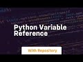python variable reference