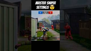 Defaulter tricks - 73 / Magic 🪄 Sniper Settings ✅ 😱 #pubgmobile #shorts