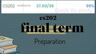 CS202 finalterm preparation 2024 || CS202 part-1 important MCQ'S preparation #cs202 #quickvustudy