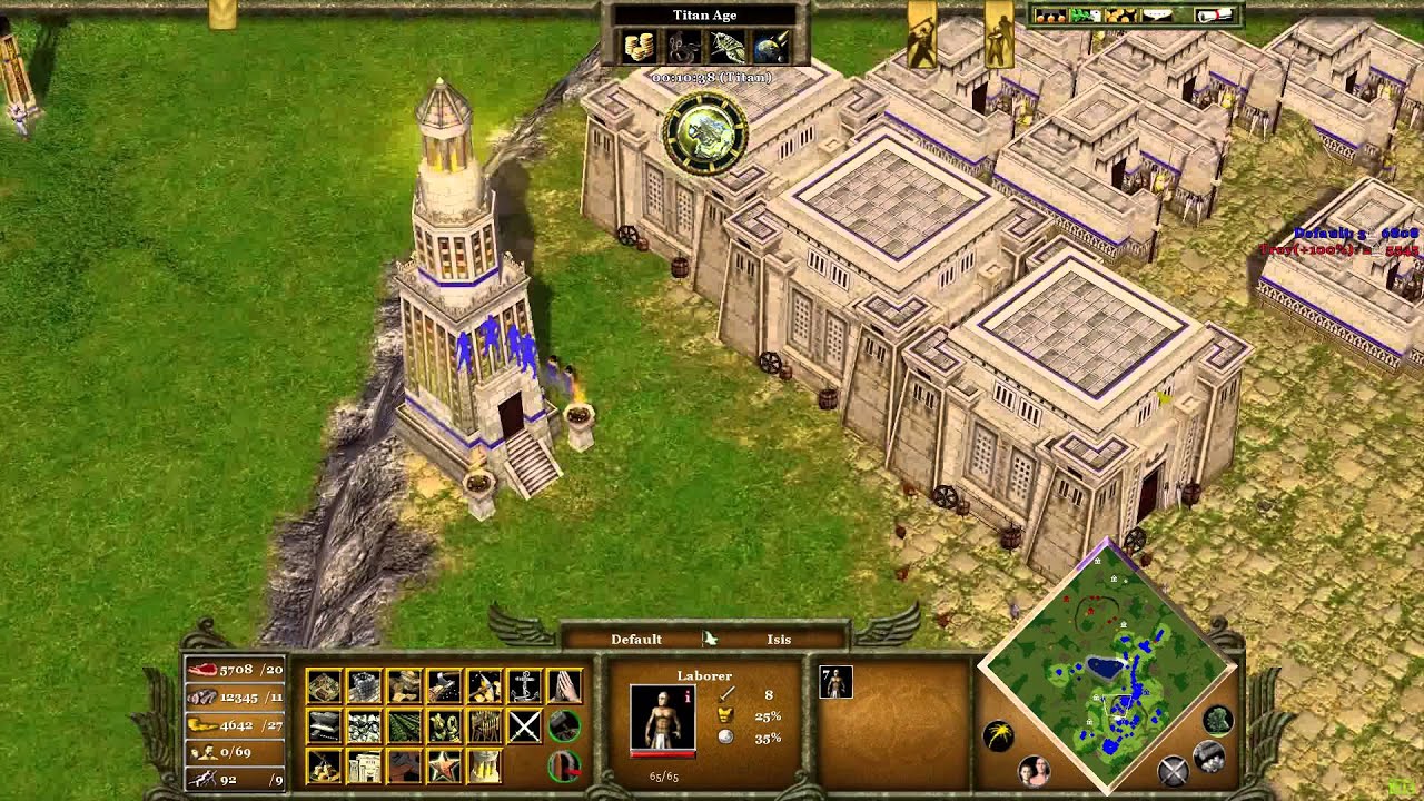 Age Of Mythology Egyptian Acropolis 1v1 Titan Tale Of The Dragon #11 ...