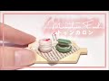 【粘土】簡単！100均材料だけでミニチュアのトゥンカロンを作ってみた【ミニチュアフード】diy miniature polymer clay tutorial