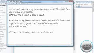 Tutorial Visual Basic 2008/2005: Hello World, first "Program": Subtitle English