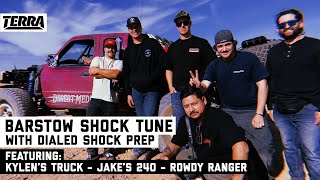 Shock Tuning Prerunners in Barstow w/ Dialed Shock Prep! | DESERT TRIP