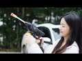 Portable high pressure cleaning gun