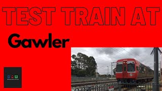 Gawler line test train at Gawler Railway Station