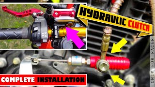 Hydraulic Clutch for Motorcycle Complete Installation