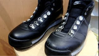 アドカラーで色あせた靴を染め直し③ paint on leather shoes