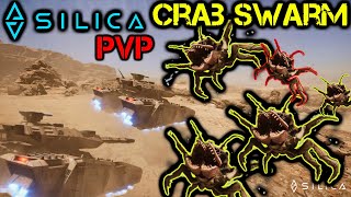 SILICA RTS / FPS - Horned Crab Swarm Vs Tanks PVP (Bad Idea)