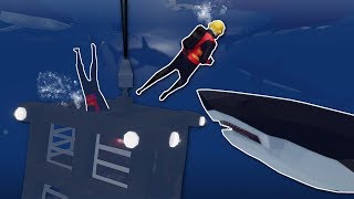 SHARK SURVIVAL?! - Stormworks Multiplayer Gameplay - Shark Survival Update!