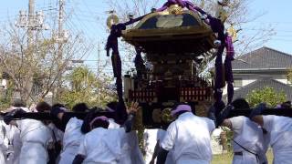 宇田の祭り・熊野神社の神輿（南房総市千倉）