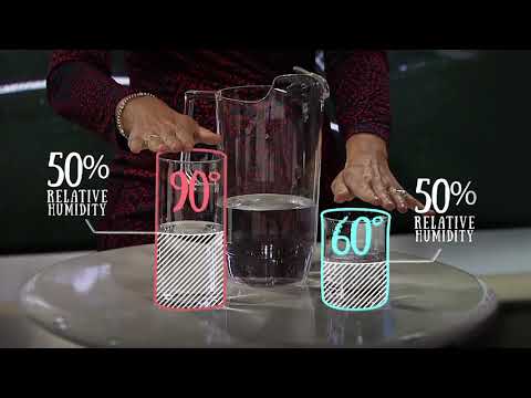 How does increasing humidity impact the rate of evaporation?