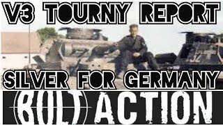 V3 Tournament AAR - Bolt Action Battle Report - Armies of Germany #warlordgames #wargaming